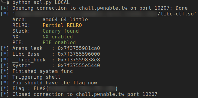 Exploit Execution Trace
